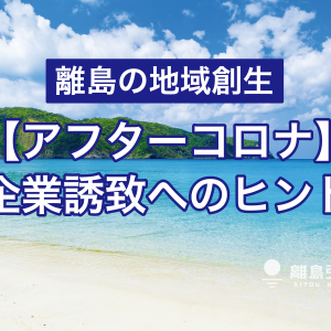 離島アフターコロナ地方創生
